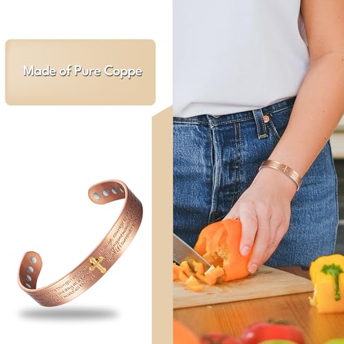 pulsera ajustable con cruz vintage