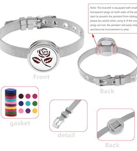pulsera ajustable de acero inoxidable