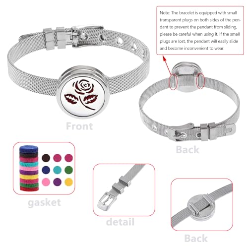 pulsera ajustable de acero inoxidable