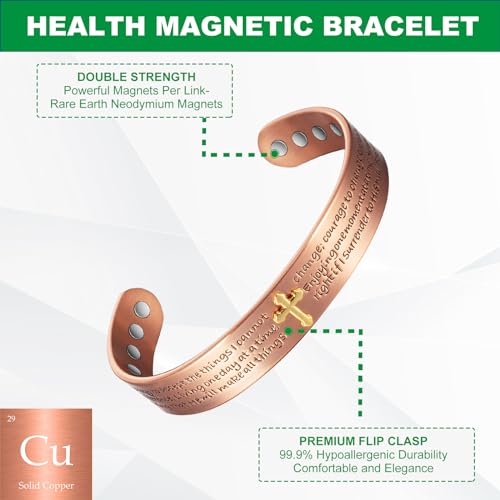 pulsera de cobre para hombre y mujer