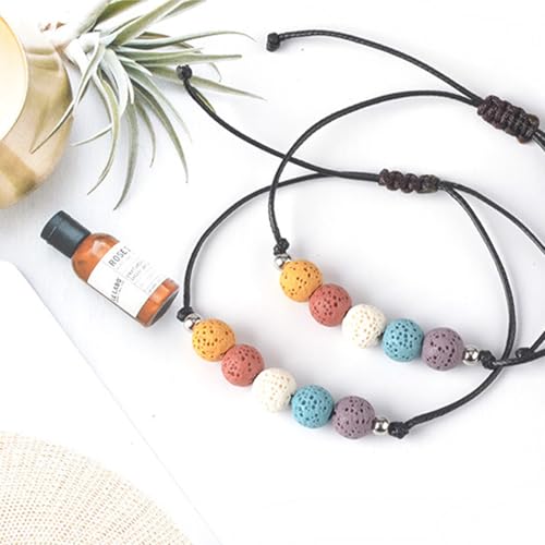 pulsera de piedra de lava natural