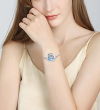 pulsera de plata para relajación