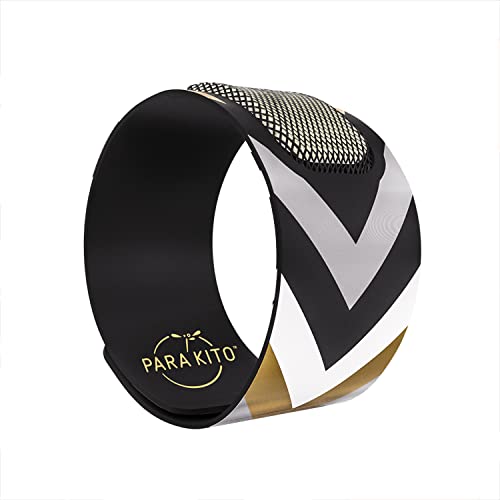 pulsera repelente de insectos dorada