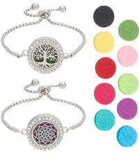 pulseras difusoras de aceites esenciales elegantes