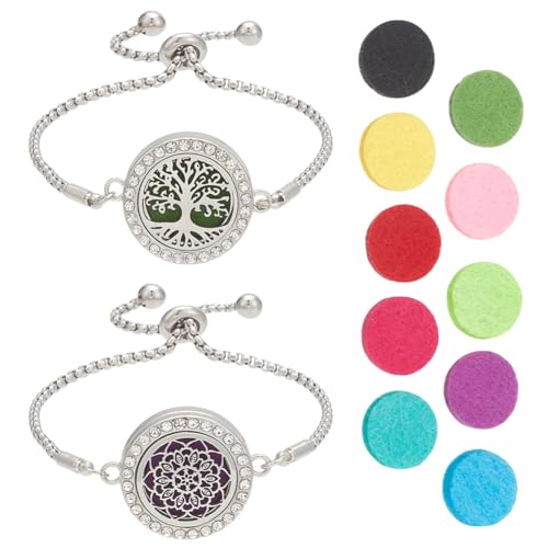 pulseras difusoras de aceites esenciales elegantes
