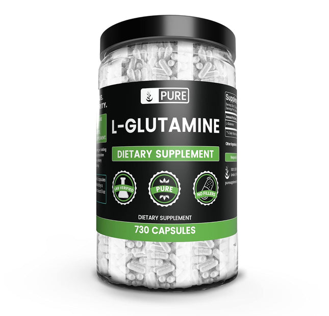 Pure Original Ingredients L-Glutamina 1000 mg