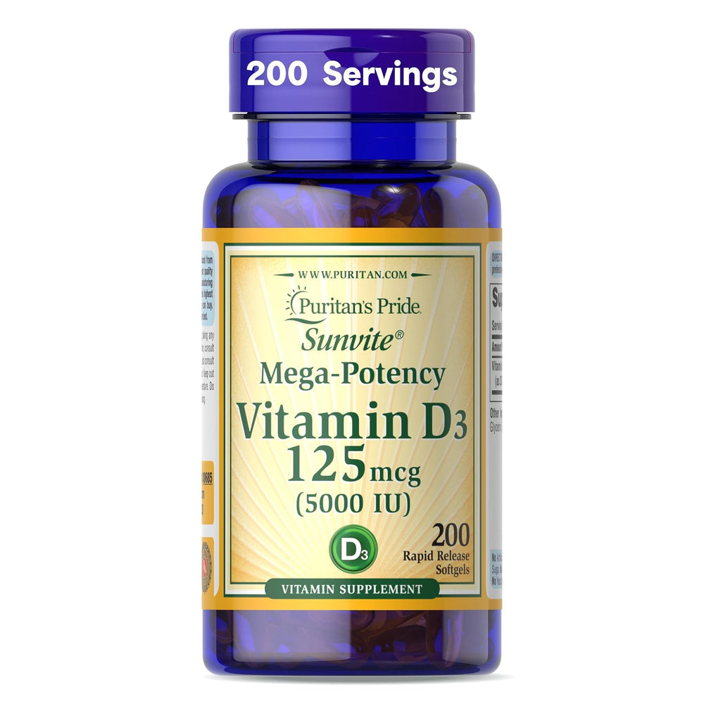 Puritan's Pride Vitamina D3 5000 IU