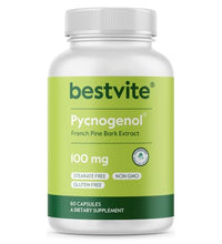 Pycnogenol 100mg beneficios antioxidantes