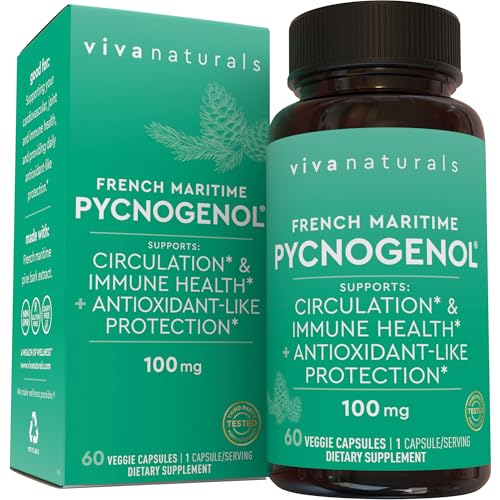 Pycnogenol 100mg para mejorar circulación