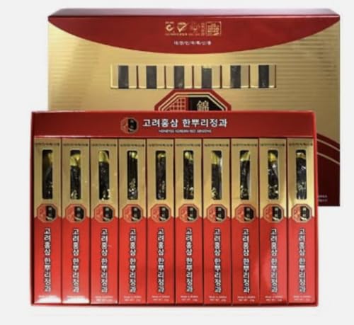 Raíces de ginseng rojo coreano natural