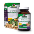 raíz de bardana antioxidante natural
