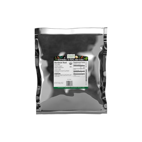 raíz de bardana orgánica para infusiones