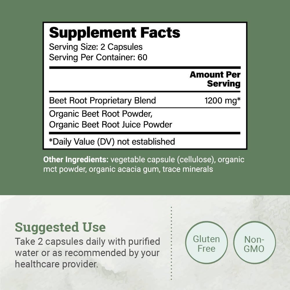 Raíz de betabel 1200 mg
