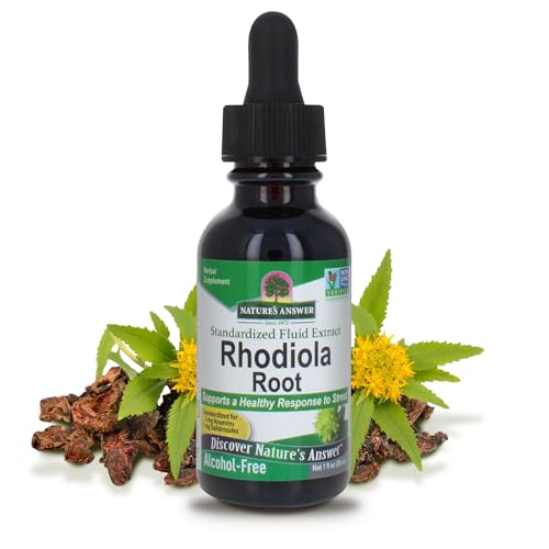 raíz de rhodiola sin alcohol beneficios