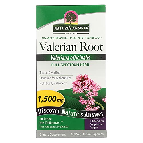 Raíz de valeriana cápsulas naturales