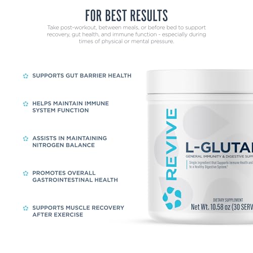 Recuperación muscular efectiva L-Glutamina