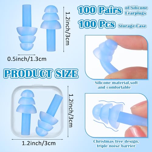 reducción de ruido con tapones de silicona