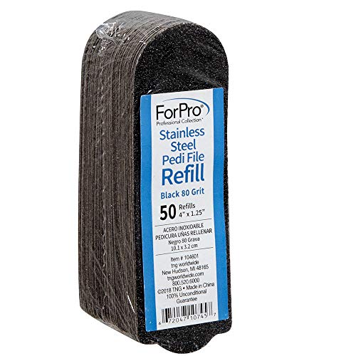 refil de lima pedi acero inoxidable