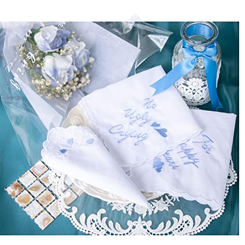 regalo de boda pañuelos bordados únicos