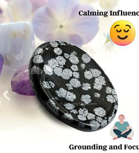 Regalo único de piedra obsidiana