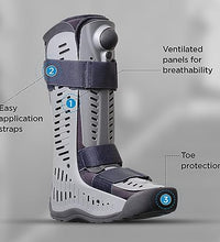 Rehabilitación efectiva con bota Ossur
