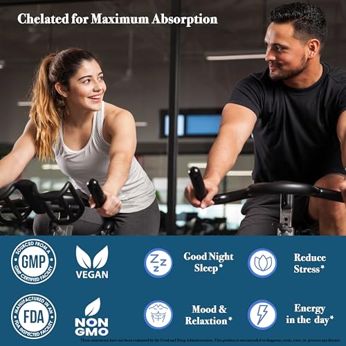 relajación muscular con glicinato de magnesio