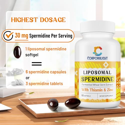 Renovación celular con spermidina 30mg