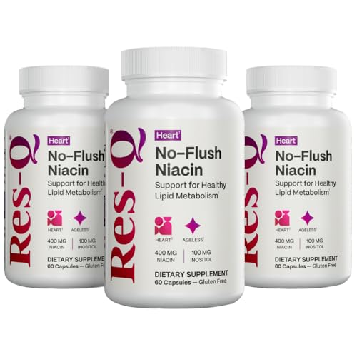 Res-Q No-Flush Niacina cápsulas para salud