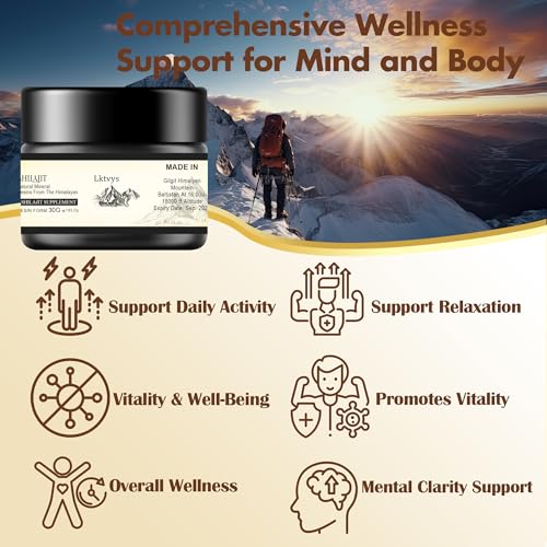 Resina de Shilajit para bienestar general