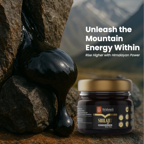 Resina Shilajit Krishna para bienestar