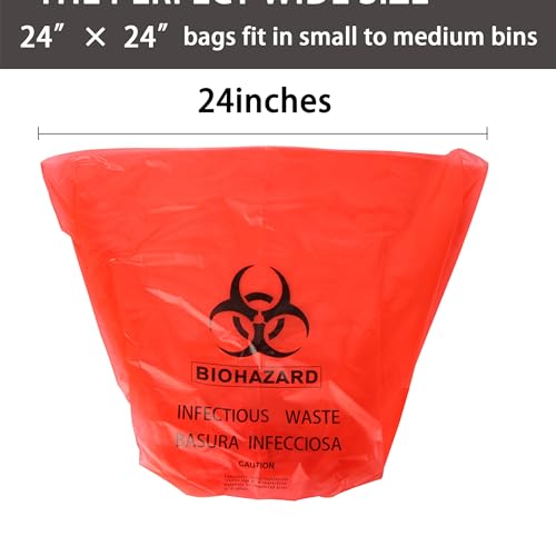 resistentes bolsas biohazard 10 galones
