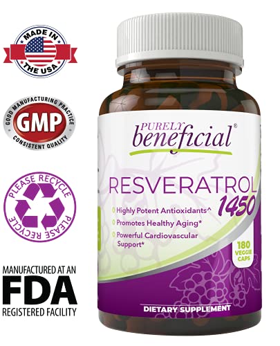 Resveratrol 1450mg para bienestar