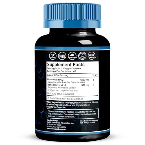 Resveratrol WELLNESS LABSRX para salud celular