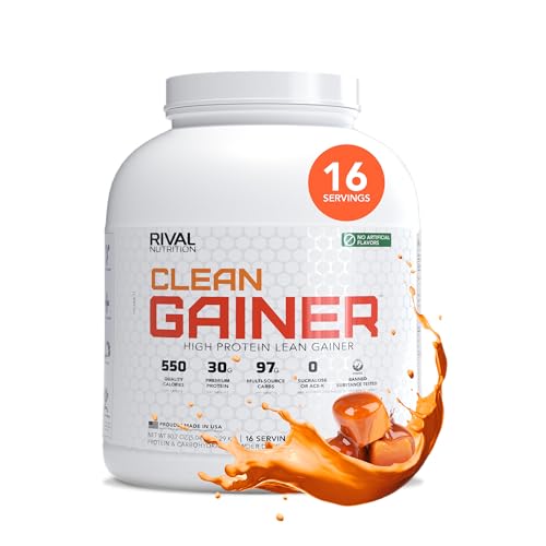 RIVAL NUTRITION Clean Gainer sabor caramelo