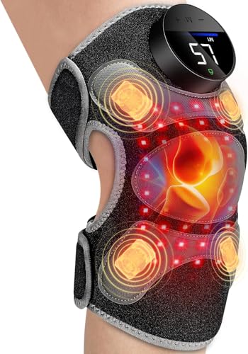 rodillera de masaje con terapia de luz roja