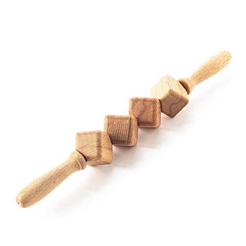 rodillo de masaje de madera para cintura