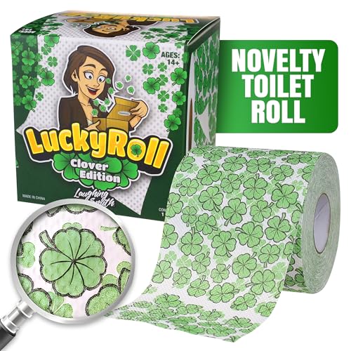 Rollo de papel con diseño de trébol
