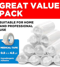 rollos de gasa envueltos individualmente