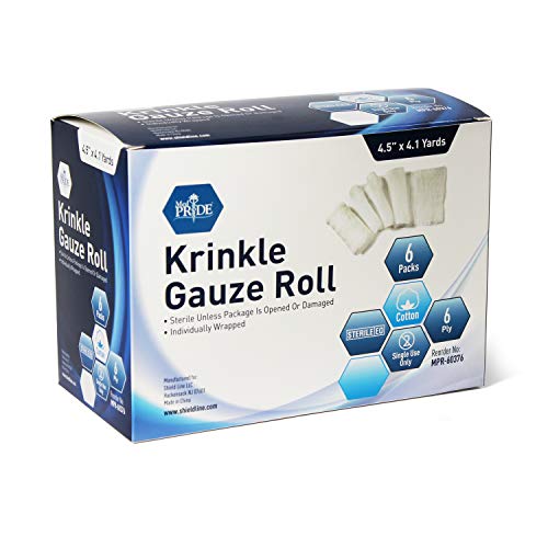 Rollos de gasa estéril para emergencias