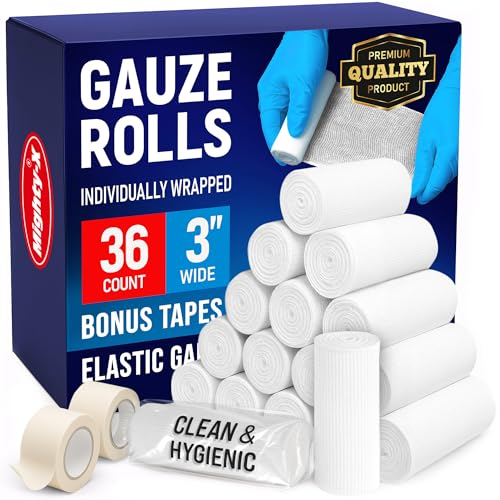 rollos de gasa suave y transpirable