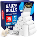 rollos de gasa suave y transpirable
