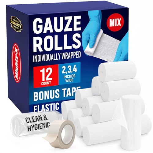 rollos de gasa suave y transpirable