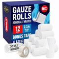 rollos de gasa suave y transpirable