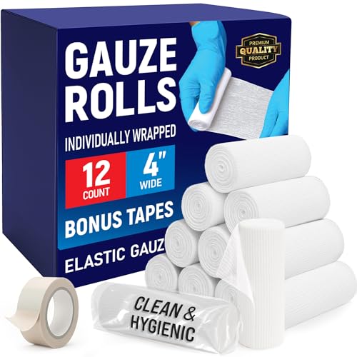 rollos de gasa suaves y transpirables