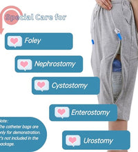 Ropa cómoda para drenaje de catéteres