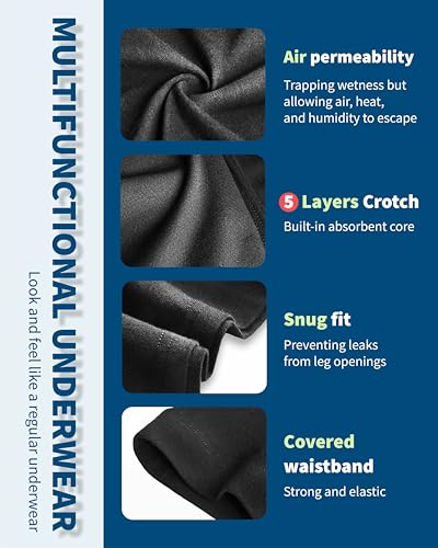 Ropa interior para incontinencia masculina