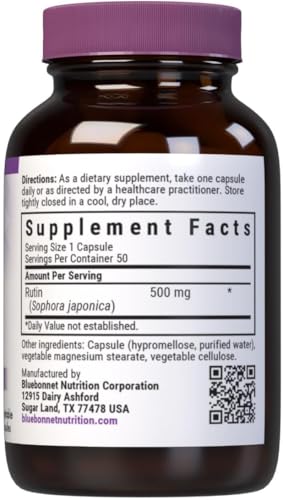 Rutin 500mg para soporte vascular