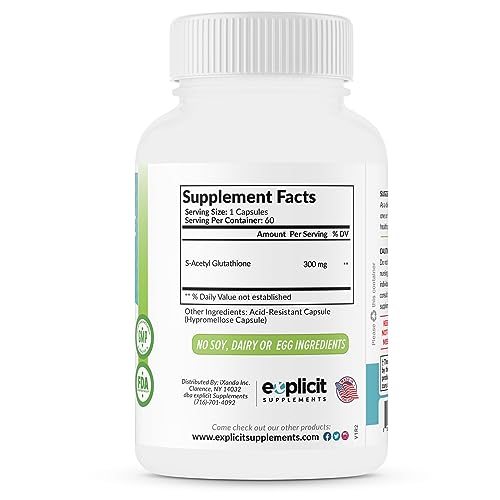 S-Acetil Glutatión hecho en EE. UU. para confianza