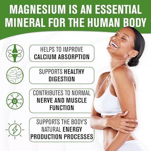 Salud muscular con polvo de magnesio