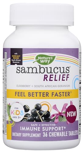 Sambucus para niños sabor berry
